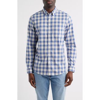 Nordstrom Alex Check Button-Down Shirt in Blue Alex Plaid at Nordstrom, Size Xx-Large