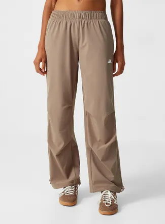 adidas Womens Stretch weave loose parachute pant