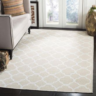 Safavieh Montauk Hand Made Area rug, Beige / Ivory Contemporary Style Non-Shedding