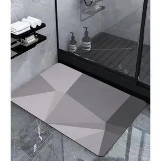 OEM Tappetino Da Bagno Antiscivolo, Tappetino Da Bagno Assorbente In Diatomite, Tappetino Da Bagno In Microfibra, Tappetino Antiscivolo Ad Asciugatura Rap