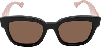 Gucci Brown Square Ladies Sunglasses GG0998S 005 52