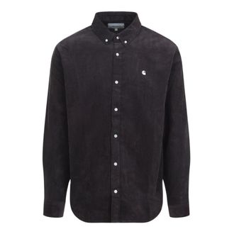 Carhartt Work in Progress Madison Fine Cord Shirt - Heren - Casual Overhemden - Bruin - XL - Katoen - Overhemden