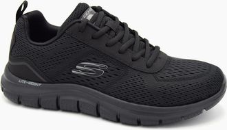Skechers Mens 232758 TRACK LESHUR MENS TRAINERS - Black - Size: 5.5
