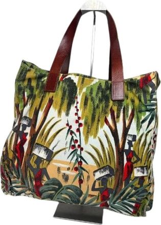 Marni Pre-owned Leren Tote - Dames - Vintage Shopper - Veelkleurig - ONE Size - Leer - Vintage