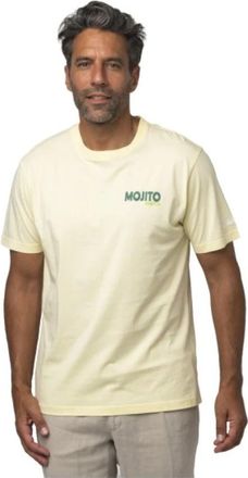 MC2 Saint Barth Mojito Habitu&eacute; T-shirt - Heren - T-shirts - Geel - L - Tops