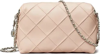Tory Burch Fleming Soft Leather Crossbody Bag in Soft Pink at Nordstrom