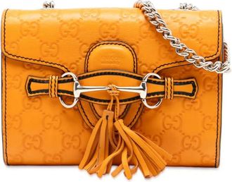 Gucci Borsa a tracolla Guccissima Emily mini 2016-2025 - Arancione