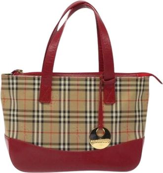 Burberry Pre-owned Handbags, female, Multicolor, Size: ONE SIZE Pre-owned Nova check handbag