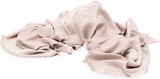 Twin-Set Jacquard Stole With Logo