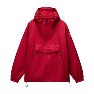 Napapijri Rain Proof Jackets, male, Red, Size: XL Rainforest Next Summer Anorak Jacket