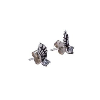 Pandora Sprankelende Engelenvleugel Oorbellen - Dames - Oorbellen - Grijs - ONE Size - Accessoires