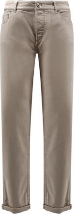 Brunello Cucinelli Pantaloni con ricamo - Toni neutri