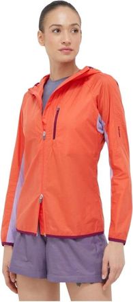 Icebreaker Giacca con cappuccio colorblock - - Sport - Donna - Arancione - S