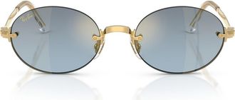 Ray-Ban x A$AP Rocky 54mm Gradient Oval Sunglasses in Arista /Blue Dark Grey at Nordstrom