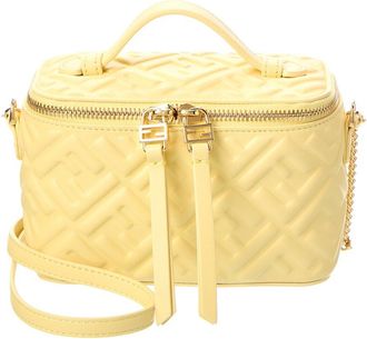 Fendi FF Leather Vanity Case