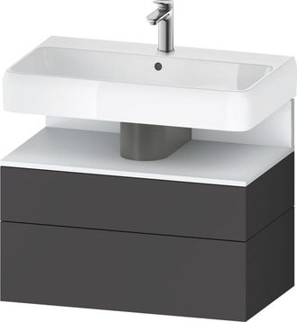 Duravit Duravit Qatego Mueble Bajo Lavabo, 1 Extra&iacute;ble Y 1 Caj&oacute;n