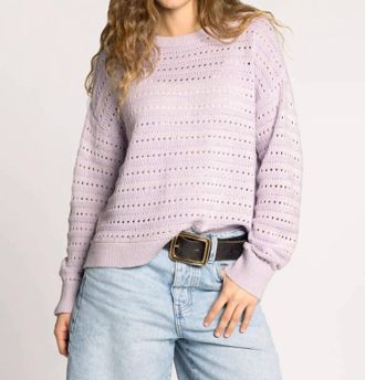 Thread & Supply Robin Knit Sweater In Petal Lilac