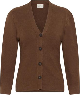 Kaffe Truien - Dames - Vesten - Bruin - S - Truien & Vesten