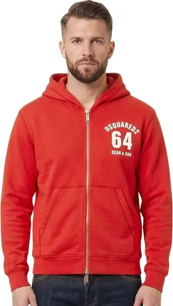Dsquared2 Red Graphic Hoodie