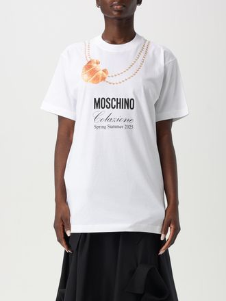 Moschino Croissant Parelsnoer T-shirt
