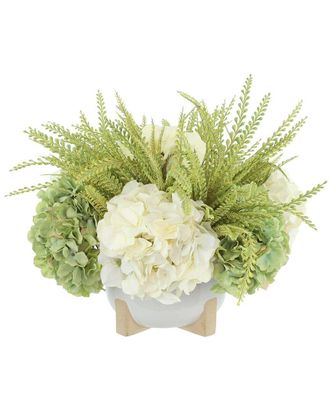 Creative Displays Inc. Floral Centerpiece With Hydrangeas & Ferns