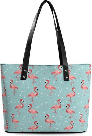 Generic Cute Flamingo Tote Bags for Women Cute Shoulder Purses Handbags