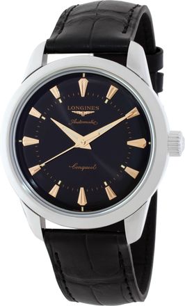 Longines Conquest Heritage Automatic Black Dial Watch L16494520
