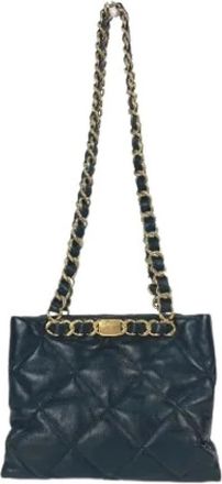 Chanel Pre-owned Vintage Schoudertas - Dames - Vintage Schoudertas - Zwart - ONE Size - Leer - Vintage