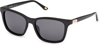 Skechers SE00172 Polarized 01D Womens Sunglasses Black Size 54