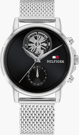 Tommy Hilfiger Mens 40MM Mesh Strap Dress Watch - Black