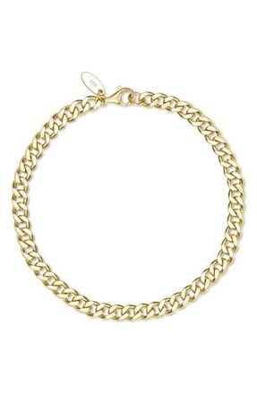 Lafonn Large Cleo Cuban Bracelet in Gold at Nordstrom, Size 8