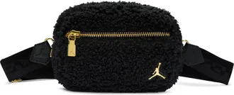 Nike Jordan Womens Jordan Monarch High-Pile Camera Bag (1L) in Black | WA9166-G0T