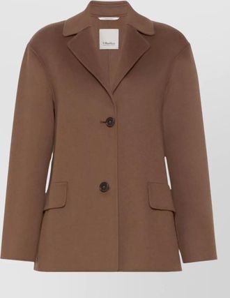 Max Mara virgin wool single-breasted coat
