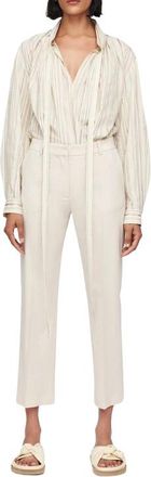 Joseph Cream Tailored Coleman Trousers Size XS