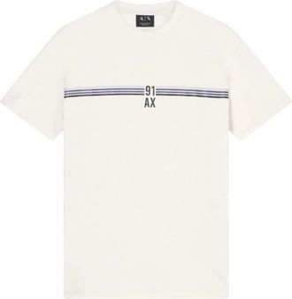 A|X Armani Exchange T-shirts - Heren - T-shirts - Wit - L - Katoen - Tops