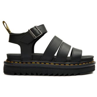 Dr. Martens Womens Dr Blaire Sandals - Black Leather - Size UK 4