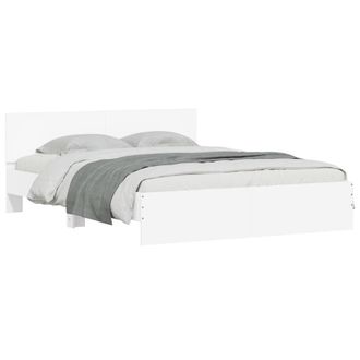 Berkfield Home Durable Bed Frame without Mattress White 140x200 cm