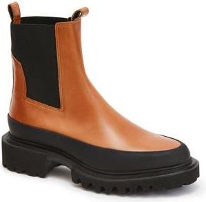 AllSaints Harlee Lug Sole Chelsea Boot in Tan Brown at Nordstrom Rack, Size 8Us / 38Eu