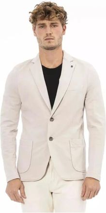 Distretto12 Distretto12, Jassen, Heren, Beige, S, Katoen, Cotton Blazer