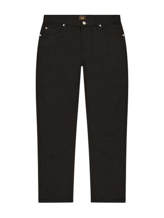 Lee Straight-Jeans LEE Lee Jeans West, Herren, Gr. 30, L&auml;nge 30, schwarz, Obermaterial: 98% Baumwolle CO(Bio). 2% Elasthan EL., Jeans Straight-Jeans