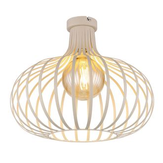 Nowa Globo - Plaf&oacute;n - Mateo - Crema - Metal - &Oslash; 40cm - E27 - 63370119
