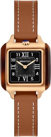 Briston Streamliner Quartz Black Dial Ladies Watch 262025.FPRA.T.1.LBR