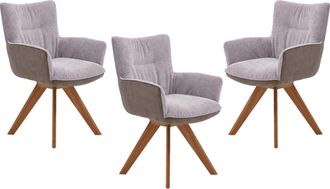 Niehoff Drehstuhl Pancho Eiche -Set a 3 Stk
