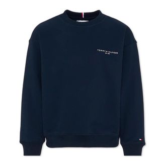 Tommy Hilfiger Kids Sweatshirts, male, Blue, 2 Y, Round Neck Sweatshirt
