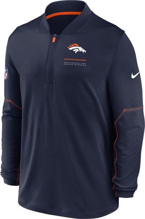Nike Denver Broncos Sideline Nike Mens Dri-FIT NFL 1/2-Zip Top in Blue | 03BA061K8W-EKU