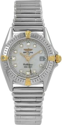 Breitling Pre-owned Breitling Callistino Quartz Diamond Ladies Watch D5204512/A437