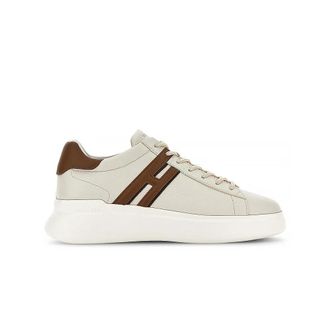 Hogan H580 Sneakers - Heren - Sneakers - Wit - 43 1/2 EU - Leer - Schoenen