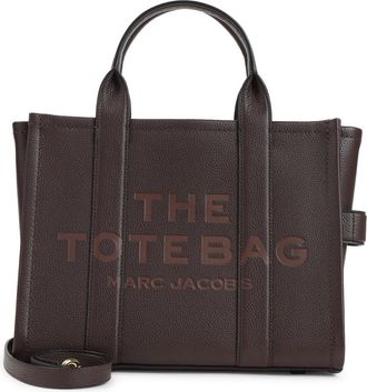 Marc Jacobs The Leather Medium Tote Ganache Bag-Donna