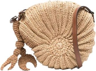 Anya Hindmarch Hermit Crab Shoulder Bag - Dames - Schoudertassen - Beige - ONE Size - Leer - Tassen