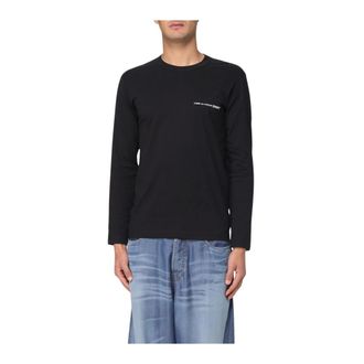 Comme Des Gar&ccedil;ons Long Sleeve Tops, male, Black, Size: XL Classic Graphic Print Tee